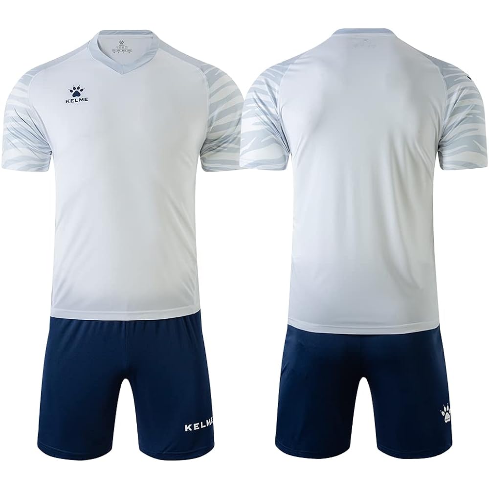 [Kelme] Soccer Wear Men's Soccer Uniform Practice Top and Bottom Set Soccer/Futsal T-Shirt & Pants