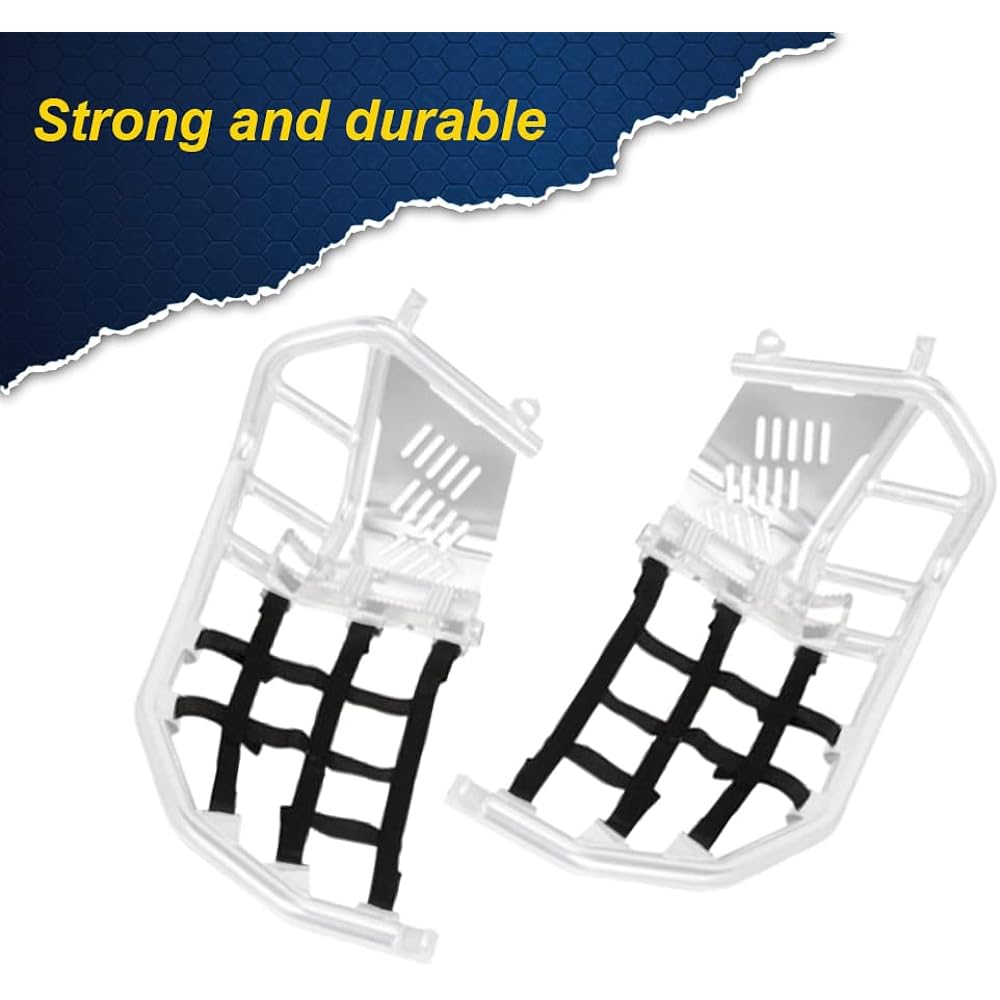 G-PLUS Webbing Net 2006-11 ATV Honda TRX450R 400EX 400X 300EX 300X Replacement Nerf Bar Net Black