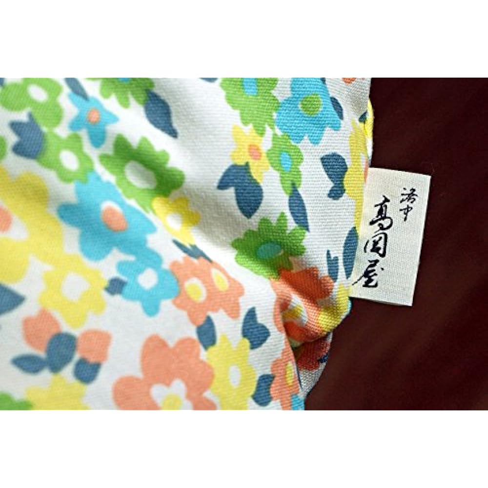 Takaoka rice cracker cushion, diameter 100cm, two-tone color, bouquet blue x back leaf color