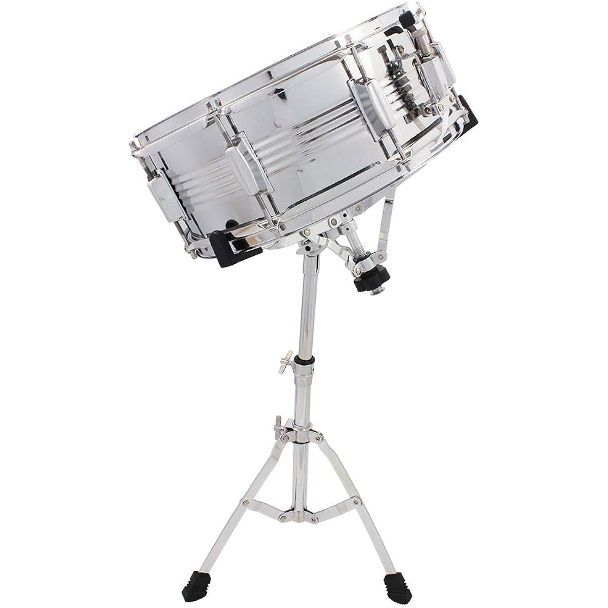 Ochine Snare Drum Stand Drum Pad Stand Kit Snare Stand Practice Pad Stand Adjustable Snare Stand Double Brace Tripod Practice Snare Drum Stand 10-15 Inch Drum Pad Snare Drum Beginner