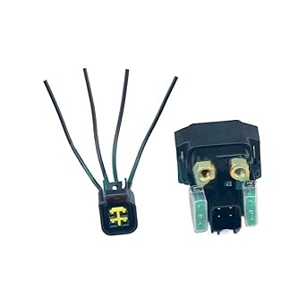 Solenoid Relay Motorcycle Solenoid Starter Motor Relay For Suzuki Yama & Ha AN250 AN400 TL1000R GSX600F Raptor YFM YFM & Plug