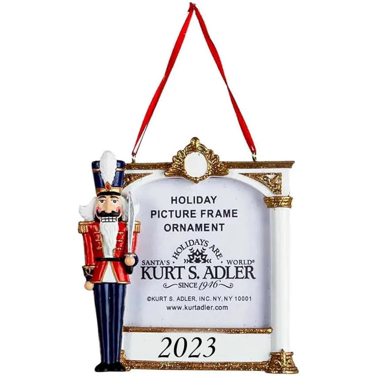 Personalized Nutcracker Soldier Photo Frame Christmas Ornament Decoration Customizable