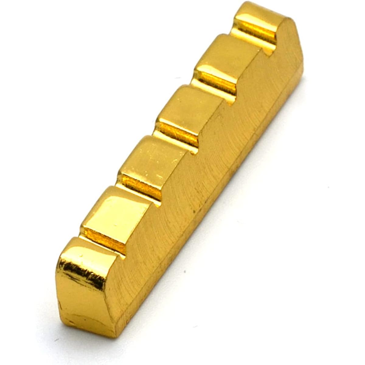Brass Nut 5 String Slotted 45x6mm Electric Guitar BASS New Parts