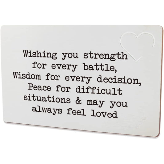Anniversary Card Gifts for Him, Husband, Anniversary Card Gifts, Gifts for Men, Romantic Engraved Metal Wallet Inserts, Appreciation Gifts for Men, Birthday Christmas - WWI47