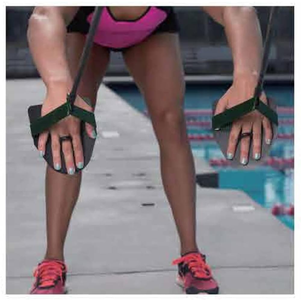 Soltec-swim Swimming Training Tube Stretch Cord with Paddle