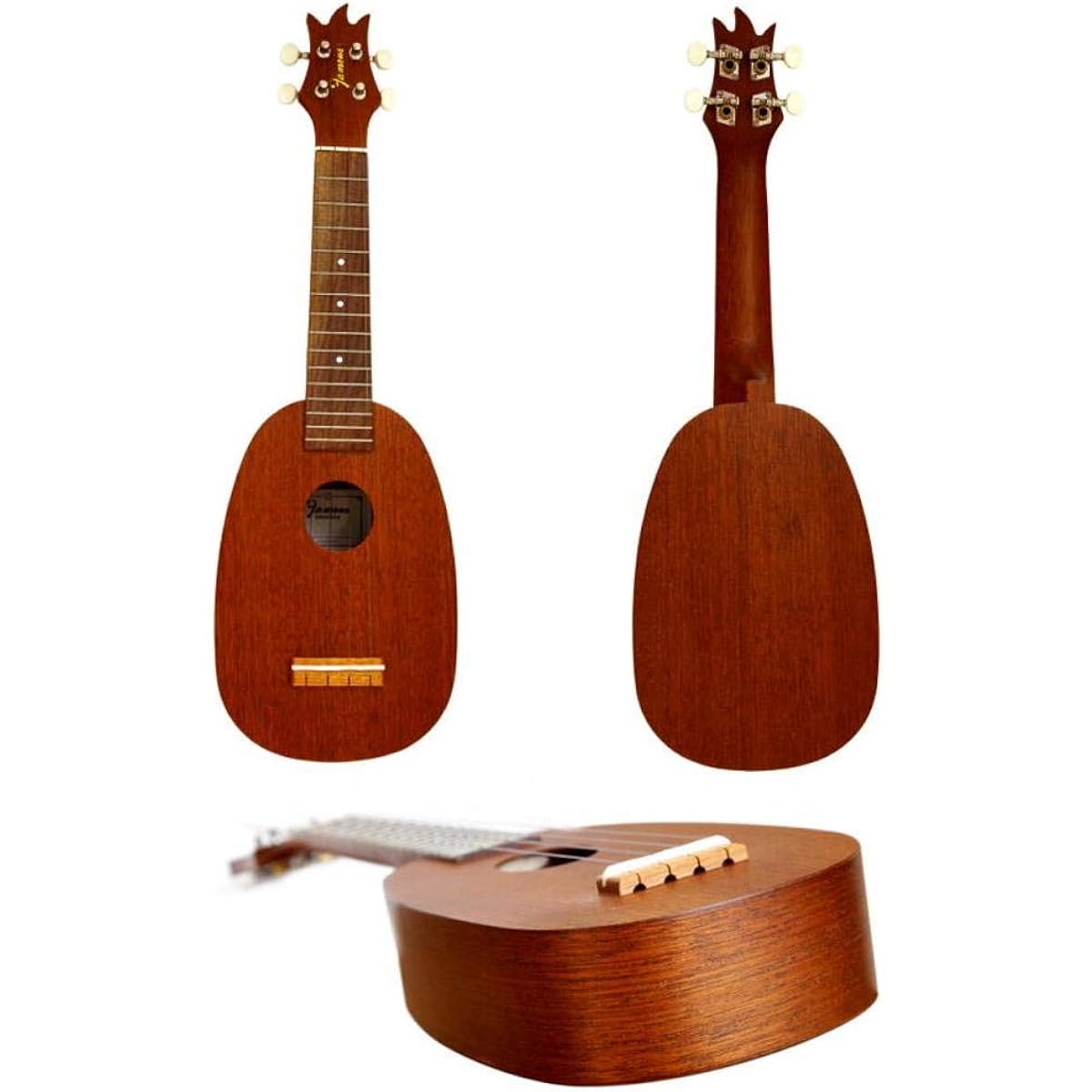 [Classic 5-piece set] Famous FS-2PG Pineapple-shaped Soprano Ukulele
