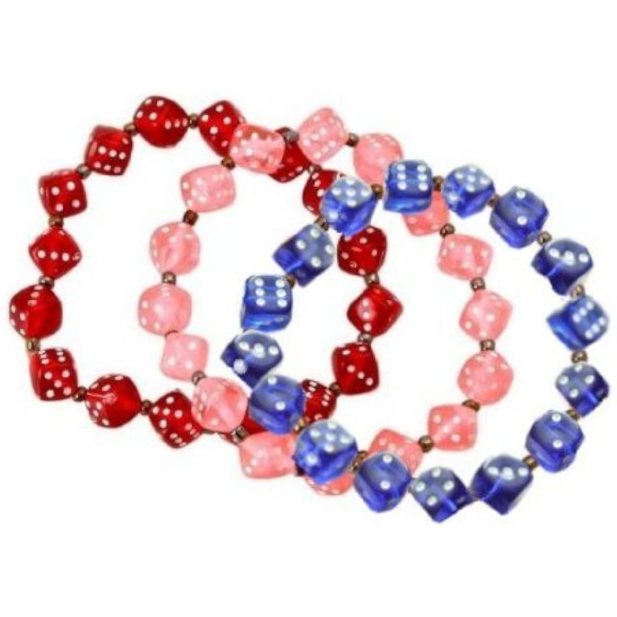 Bunco Dice Bracelet Set - 3 Different Bracelets