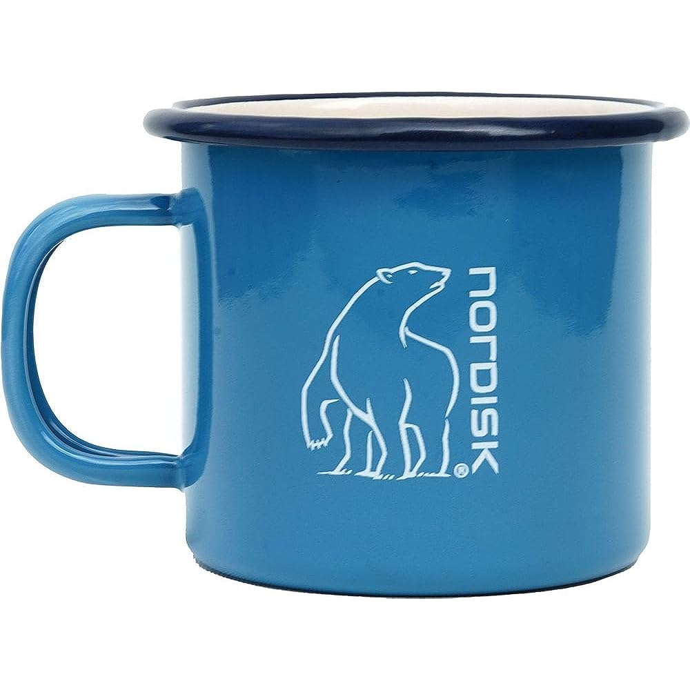 NORDISK Outdoor Camping Cup Enamel Madam Blue Mug 350ml MADAM BLA CUP LARGE Sky Blue [Genuine Japanese Product] 10421004