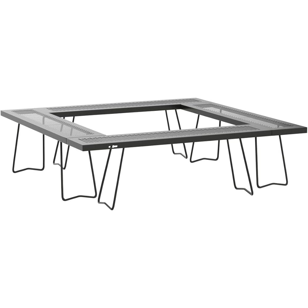 Onoe Seisakusho (ONOE) Multi-Fire Table Can be used around a barbecue stove.Each of the 4 pieces is independent and can be used in a variety of ways.Comes with a connecting joint.Can be connected vertically.Barbecue Stove, Bonfire Stand, Group Camping BB