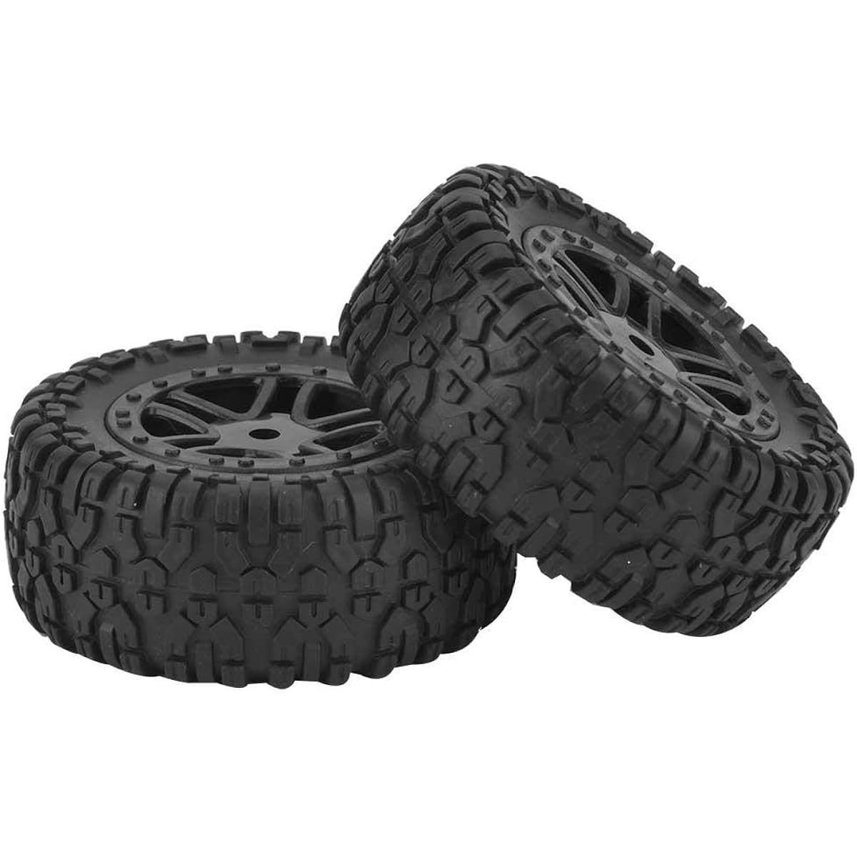Woyisisi PXtoys RC Truck Tire Wheel Tyre with Hub for 9301 1/18 Model Car 2pcs