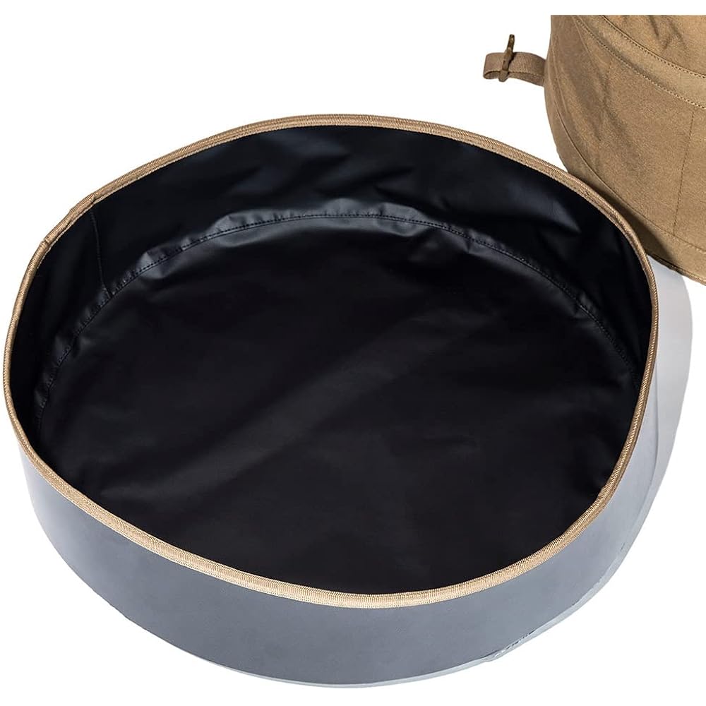Stove Drum <Black Camo/Wolf Brown/Olive> Φ46×52cm (#928521 #928522 #928523 Oregonian Camper) (Wolf Brown)