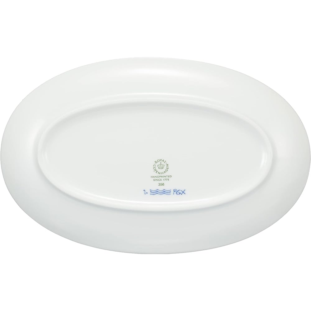 [Regular Imported Product] Royal Copenhagen Blue Fluted Plain Oval Dish Plate 23.5cm Wedding Gift Present 1016759