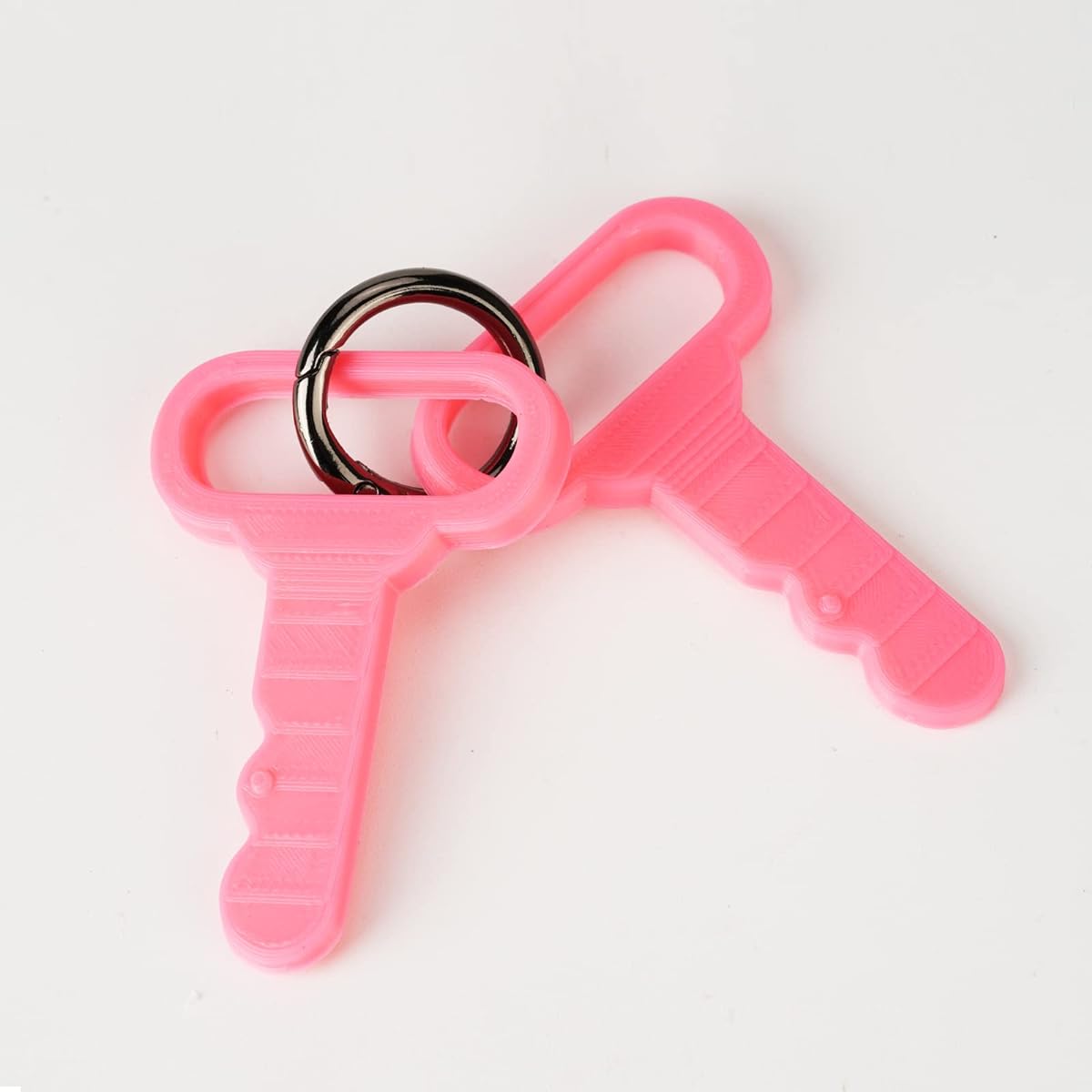 LUAATT Replacement Keys Little Tikes Cozy Coupe 2 Pack Toy Truck Car Personalized Keys Gift Keys for Kids (Pink)