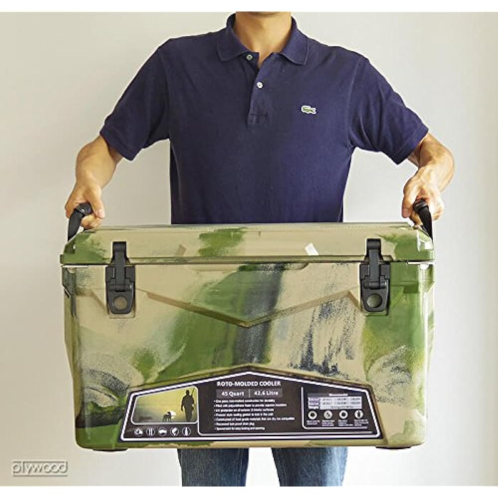Iceland Cooler Box 45qt [Seafoam Green Camo / 42.6L] Deelight iceland cooler box