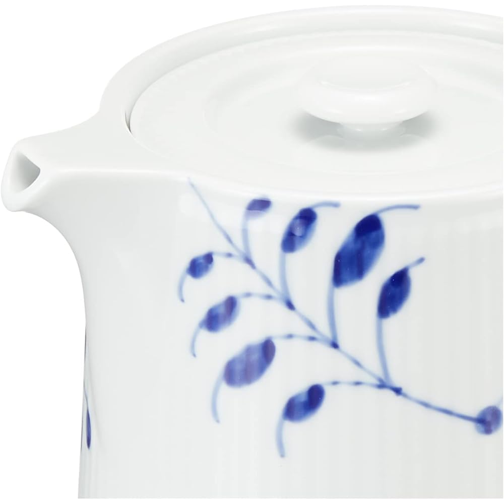 [Regular Imported Product] Royal Copenhagen Blue Fluted Mega Teapot Wedding Gift 1059072