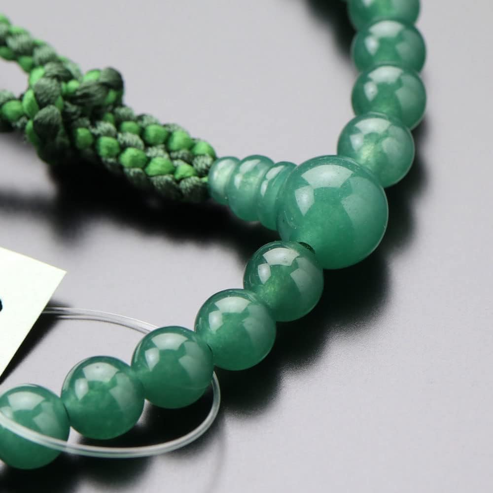 Nenju.com Prayer beads for women, approximately 7 mm, Indian jade, 2 colors, Sanskrit tenbou [Informal prayer beads, Kyoto prayer beads, Kyoto jade, Aventurine, Indian jade, Tenbou, Common to all denominations, Funerals, Funerals, Memorial services, Memo