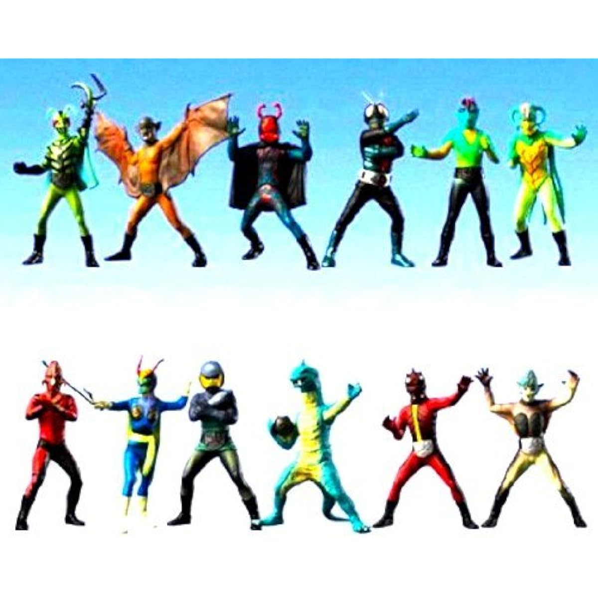 Gashapon HG Kamen Rider Old No. 1 Special, 12 types in total