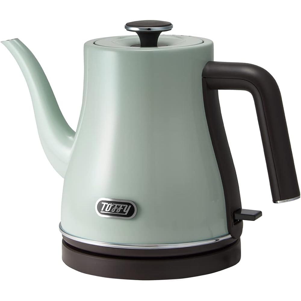 [Toffy] Electric Kettle K-KT4 (Pale Aqua) Fast Boiling 0.8L Empty Cooking Prevention Retro Cute Stylish K-KT4-PA