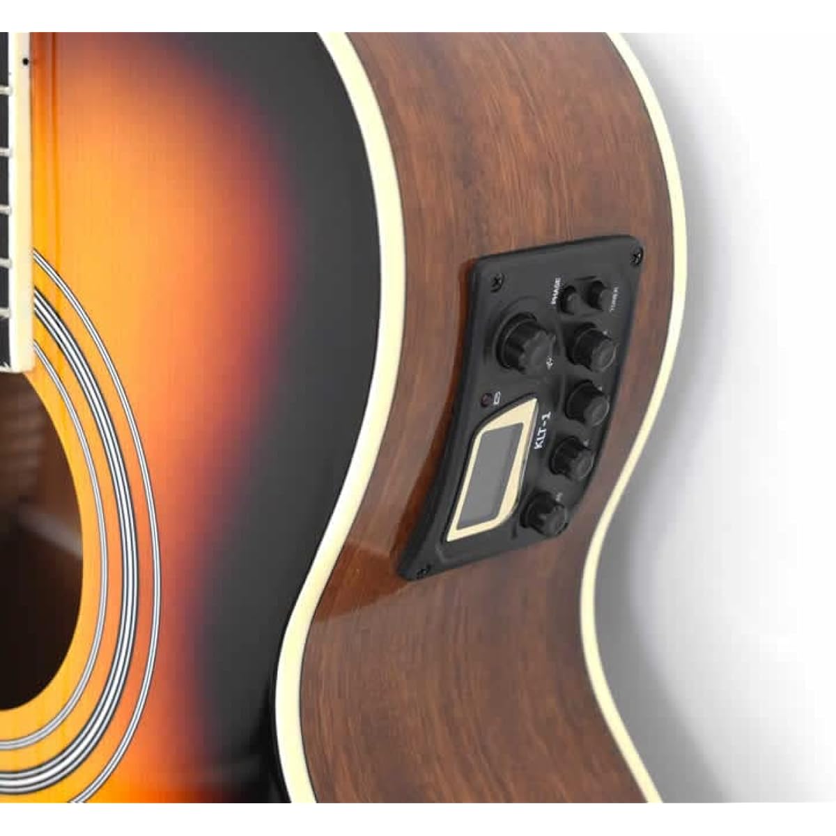 Sepia Crue Sepia Crue Electric Acoustic Guitar Left-handed Model EAW-01LH/VS Vintage Sunburst