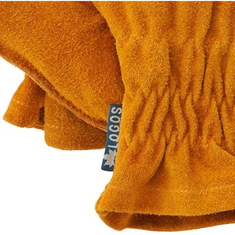 LOGOS BBQ heat resistant leather gloves