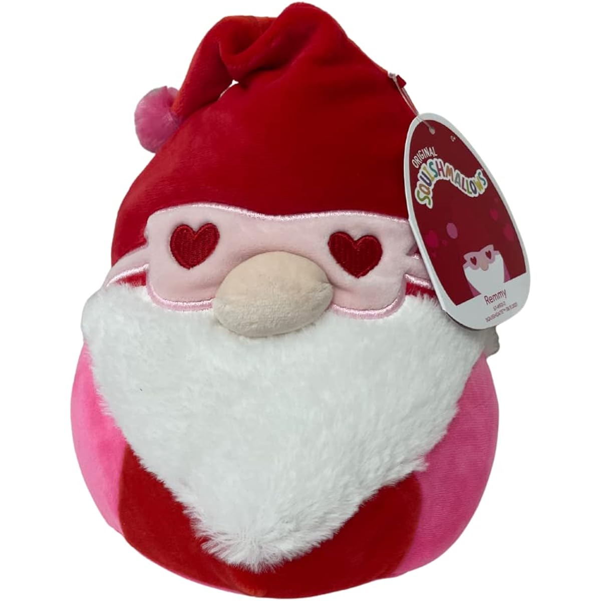Squishmallow Official KellyToy Valentine's Day Squad (Remmy The Gnome 7 inch)