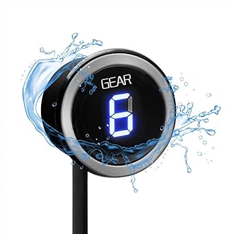 Speed Display Meter Motorcycle Round Gear Indicator For Kawasaki VE-RS-YS 650 1000 2012 2013 2014 2015 2016 2017 1-6 Level Gear Indication Plug &amp;