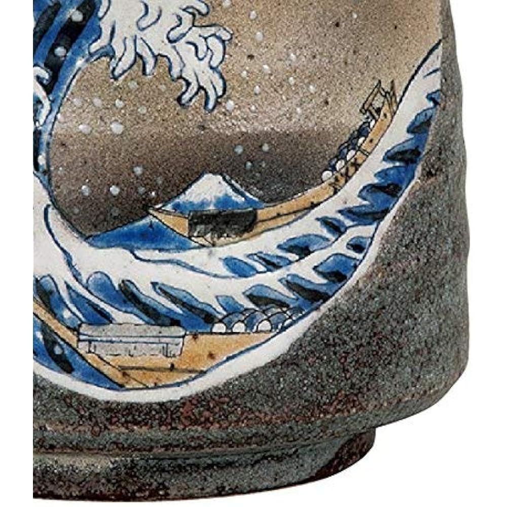 Kutani ware large teacup Hokusai The Great Wave off Kanagawa in paper box | Birthday Mother's Day Father's Day Respect for the Aged Day Retirement gift Wedding gift Family gift Baby gift Gift Year-end gift Midyear gift |