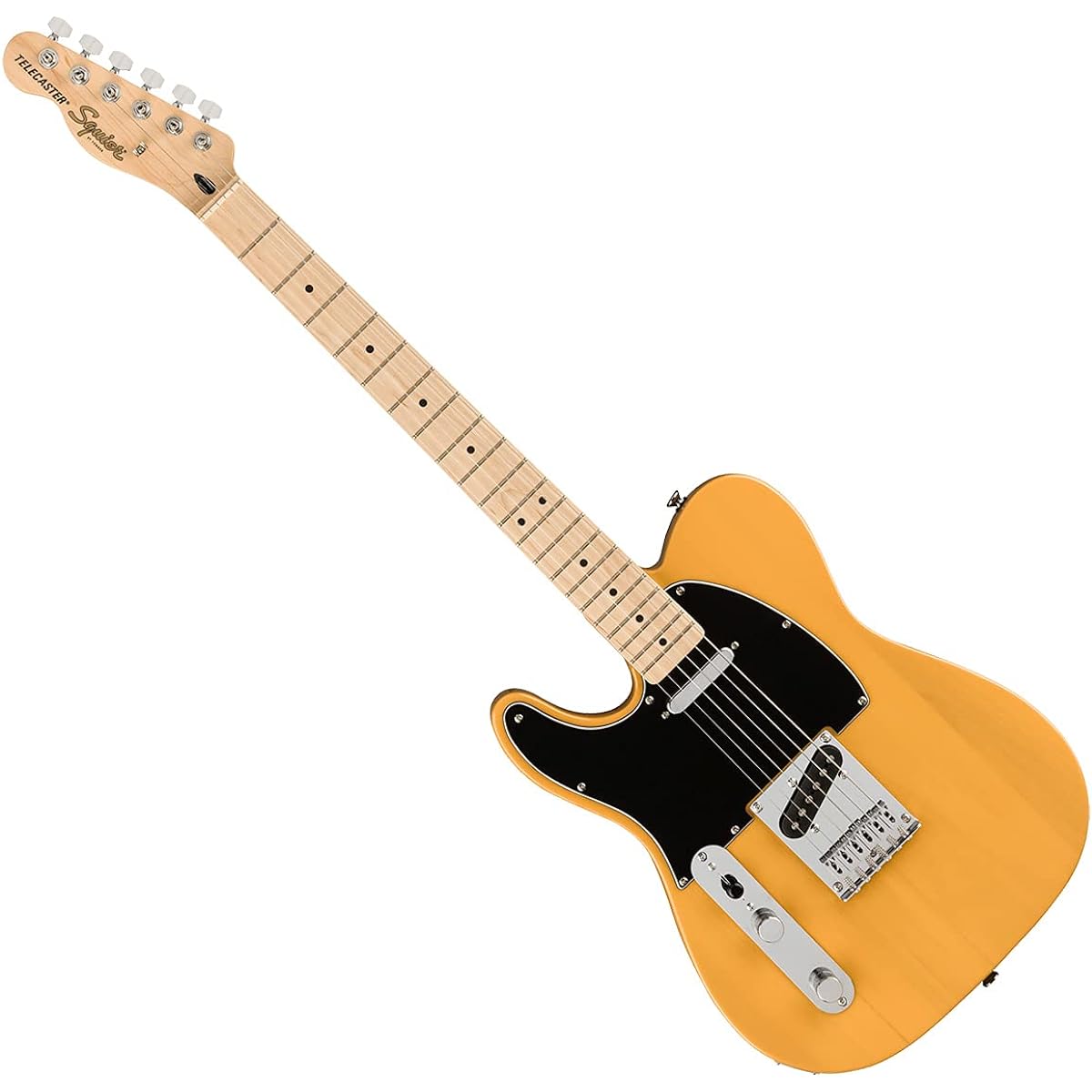 Squier by Fender Affinity Series Telecaster Left-Handed Butterscotch Blond 14-piece electric guitar beginner set [Includes Bluetooth mini amp] Telecaster Left-handed Squier/Squier