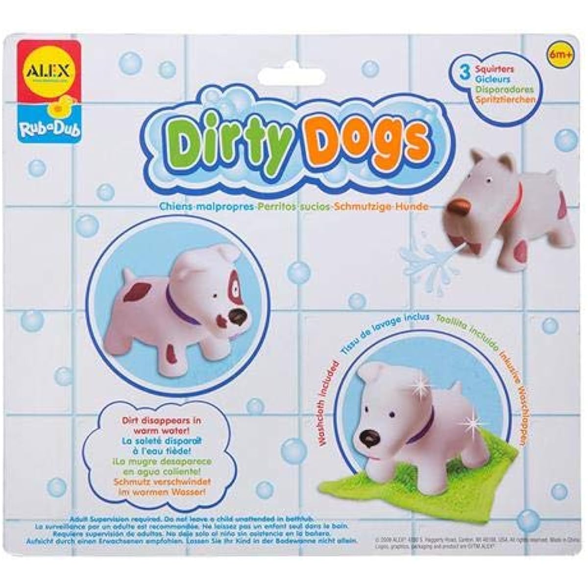 Alex Bath Toy Dirty Dog Color Changing Bath Toy ALEX 825D