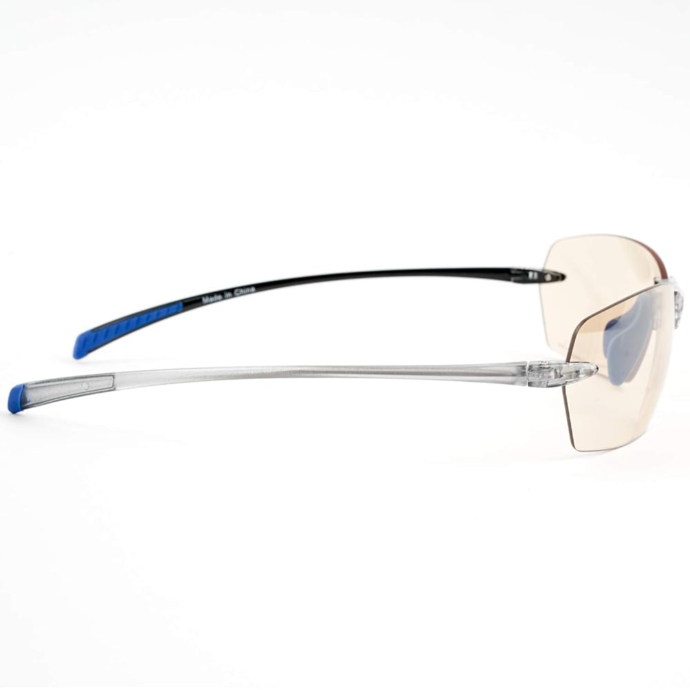 L-BALANCE EYES Walking Glasses LBW-324-9 Clear & Blue/Light Brown