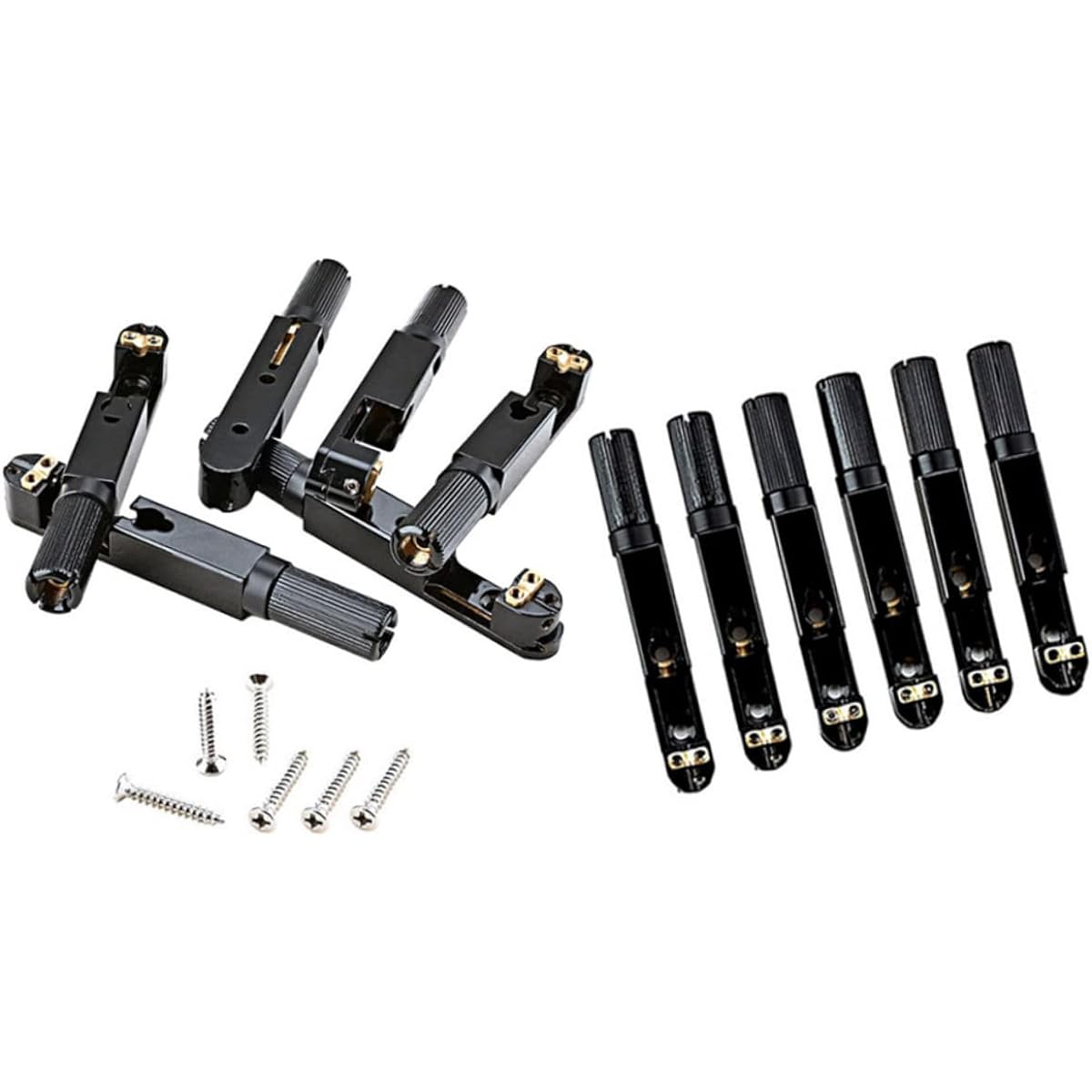 SWOOMEY 1 Set Independent Bridge Bass Accessories Saddle Bass Guitar Professional Guitar Bridge Guitar Bridge Metal Guitar Accessories Metal Guitar Bridge Guitar Parts Guitar Single