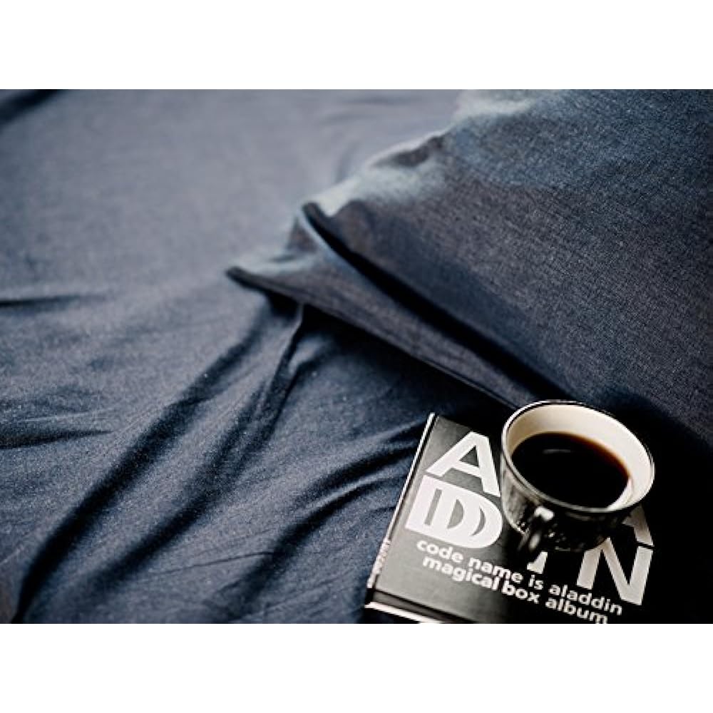 Fab the Home Duvet Cover Navy Single (150x210cm) Light Denim FH121855-310