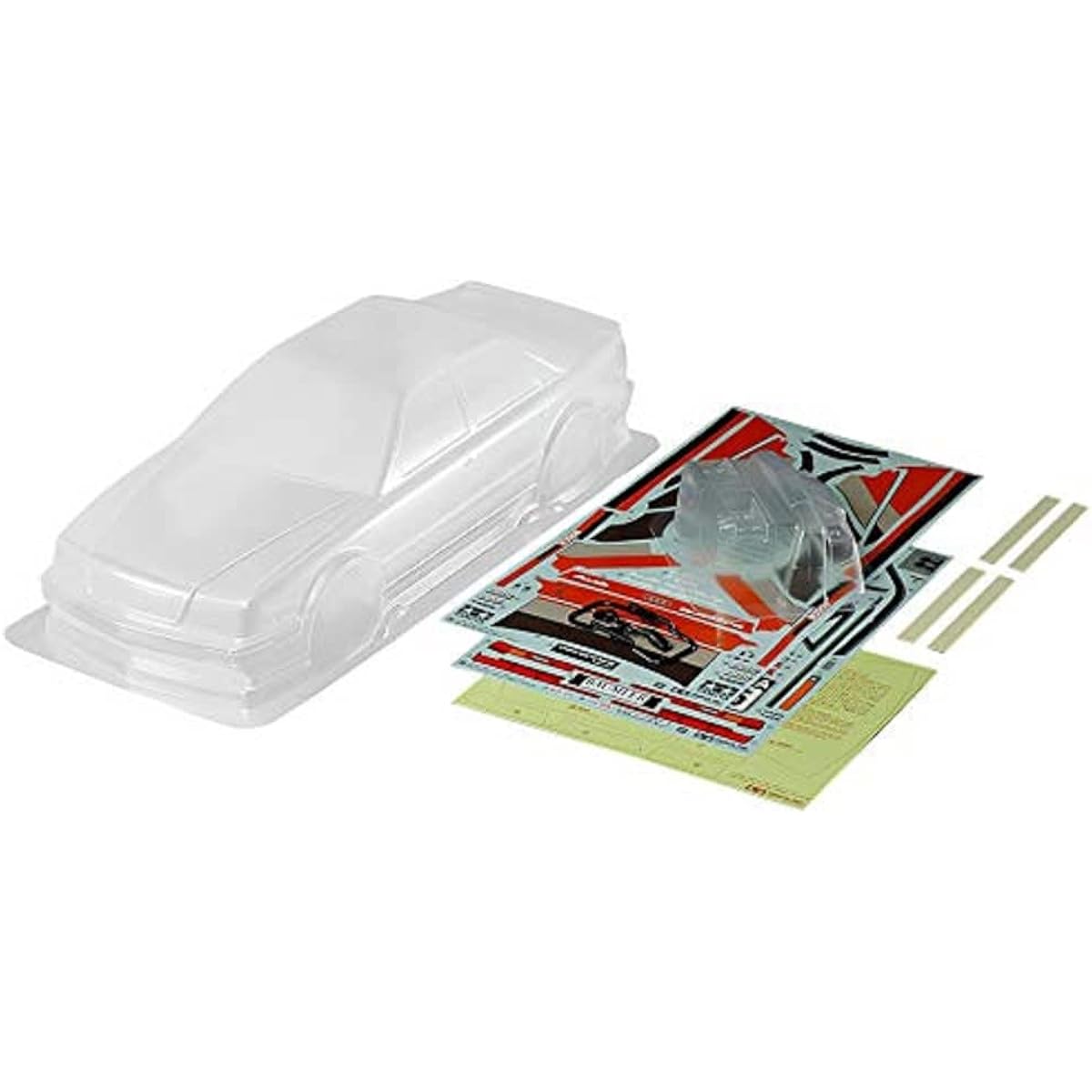 Tamiya RC Spare Parts No.1653 SP.1653 1/10RC 1991 Audi V8 Touring Unpainted Clear Spare Body Set 51653