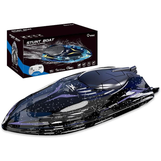 3T6B RC Boat for Kids, 2.4Ghz 20km/h Racing Boat Toy, Remote Control Boat for Pool and Lake with 1 Rechargeable Battery, Great Birthday Gift for Boys and Girls
