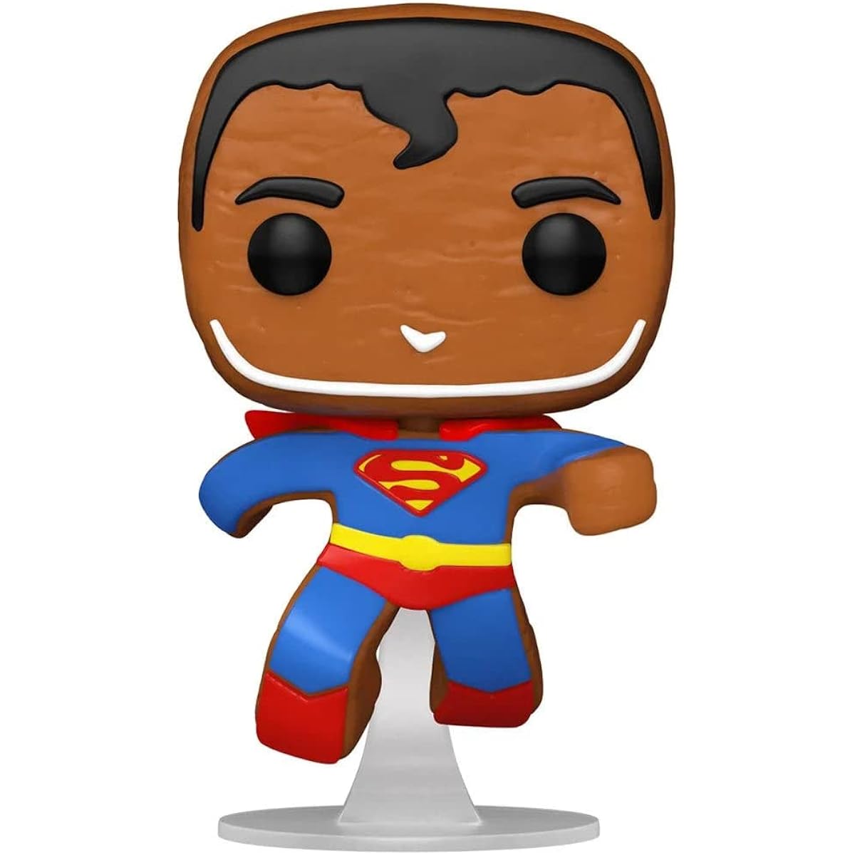 POP DC Holiday - Gingerbread Superman Funko Vinyl Figure (Includes Compatible Box Protector Case), Multicolor, 3.75"