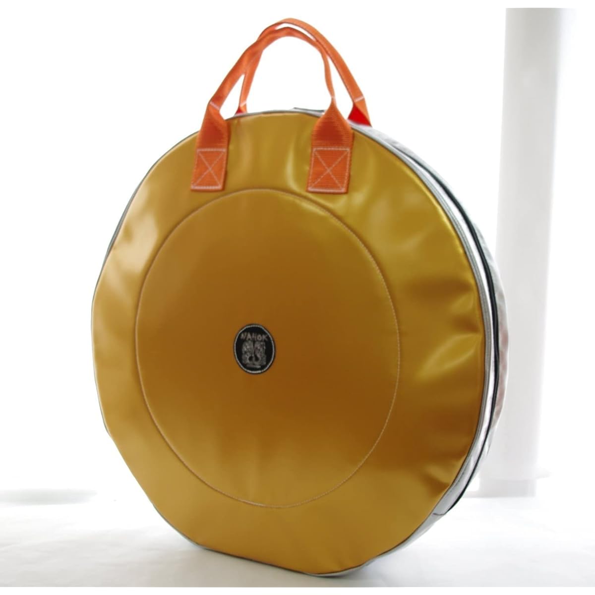 NAHOK 22-inch backpack-style cymbal case "Crash2" Gold/Silver [Waterproof fabric made in Germany x special temperature control function & shock absorbing material] Fabric from Germany, Made in Japan.