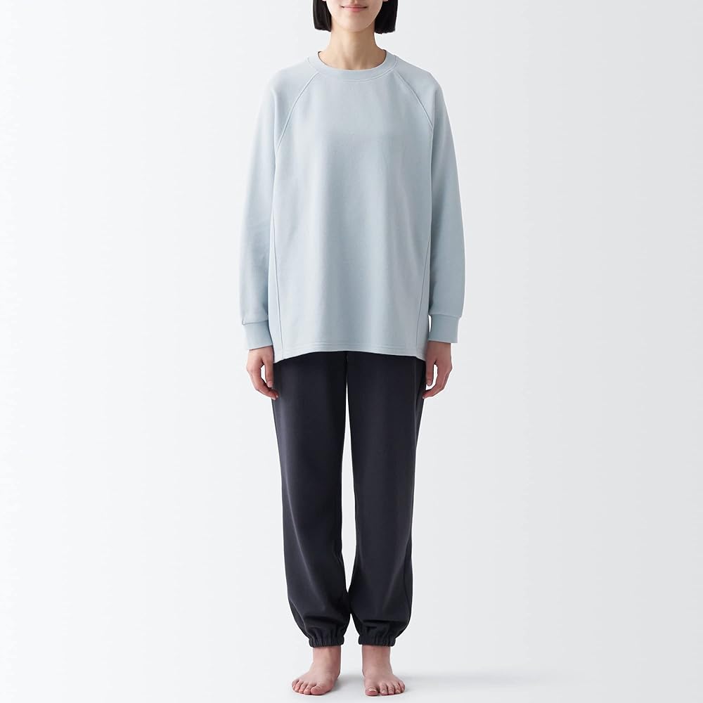 MUJI Pullover Stretch Sweatshirt Oversize Pullover Women's