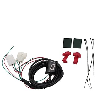 Digital Meter Display Gear Indicator Aprilia RSV Mille 1998-2011 RSV Mille Tuono 2002-2010 2011 EFI Motorcycle Accessories 1-6 Level Speed Display Indicator Meter Display