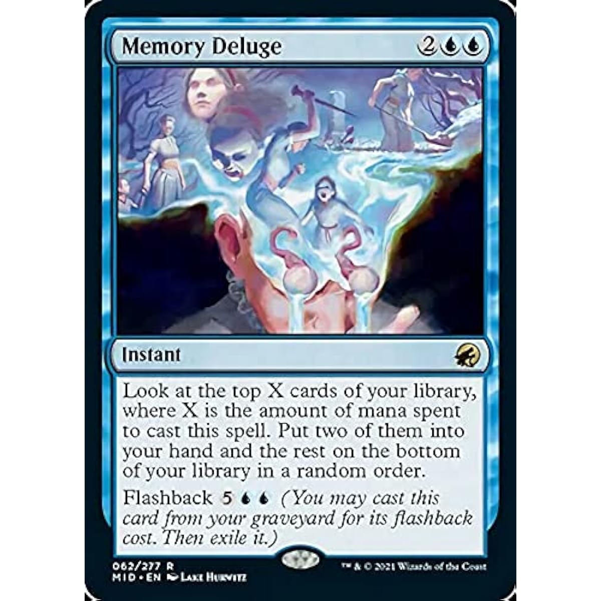 Magic: The Gathering - Memory Deluge(062) - Innistrad: Midnight Hunt
