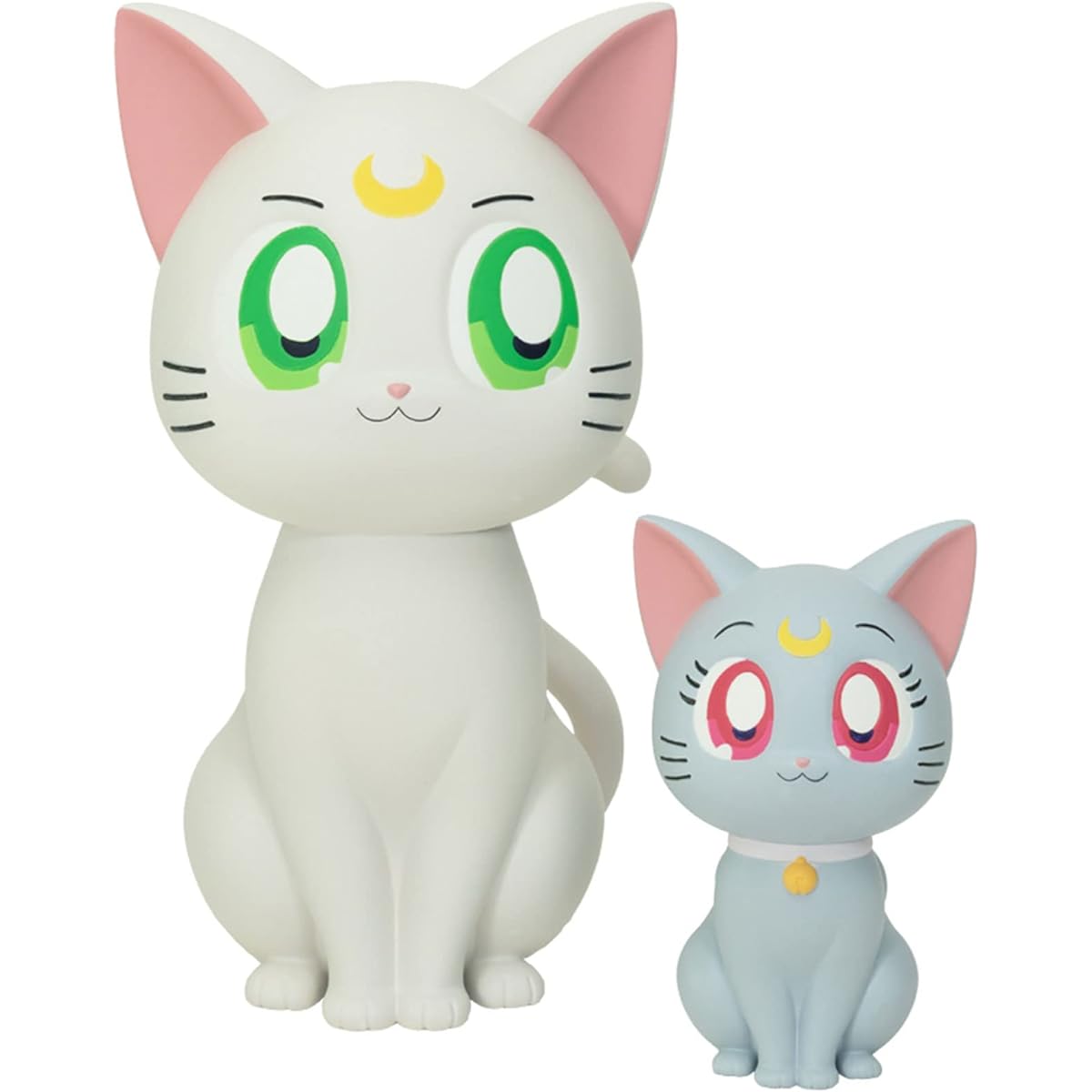 Banpresto Pretty Guardian Sailor Moon Cosmos The Movie Soft Vinyl Mate Artemis & Diana Figure