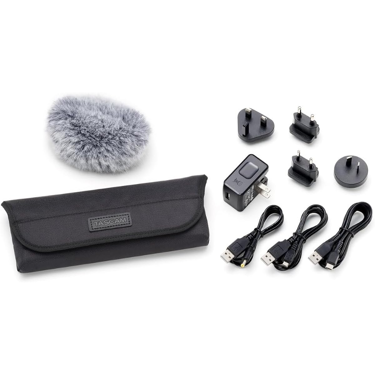 TASCAM DR-07X Linear PCM Recorder + Genuine Accessory Pack + USB Cable/SD Card Set