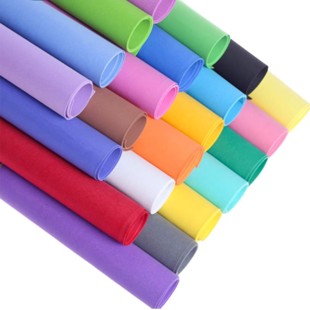 Abaodam Foam Sheet Craft EVA Paper Craft 1mm Sponge for 10 Pieces Thickness 1mm Handmade Foam Sheet DIY Handcraft Materials Scrapbooking Craft EVA Foam Paper for Flower Making