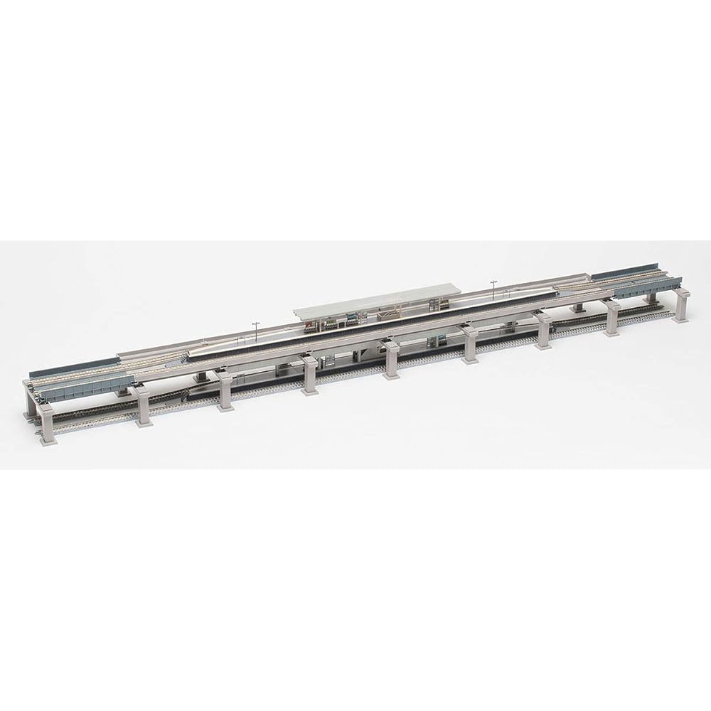 TOMIX N Gauge Elevated Double Track Hierarchical Station Set Rail Pattern HB-B 91043 Railway Model Supplies