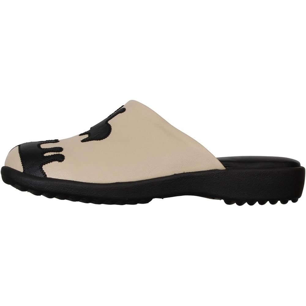 ATSUKO MATANO Silhouette Cat Sandals L Beige AM45000