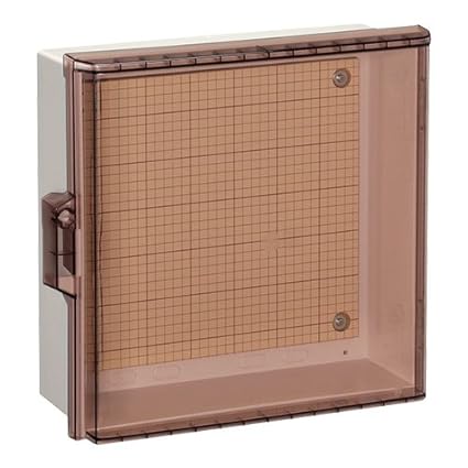 Nitto Kogyo plastic box with transparent door, general purpose type P18-35CA [*Images and colors are for illustration purposes only. ]