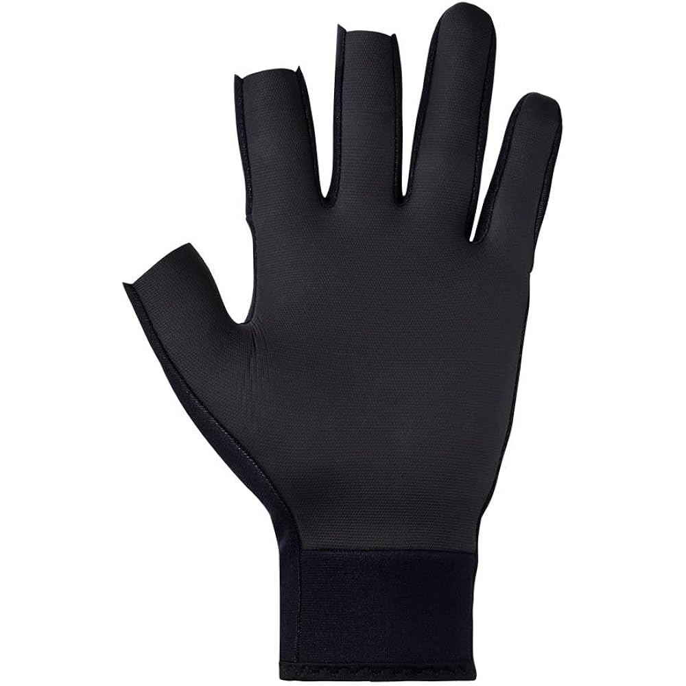 [Daiwa] Titanium α Gloves 3 Cut DG-7323W Black M~XL Various