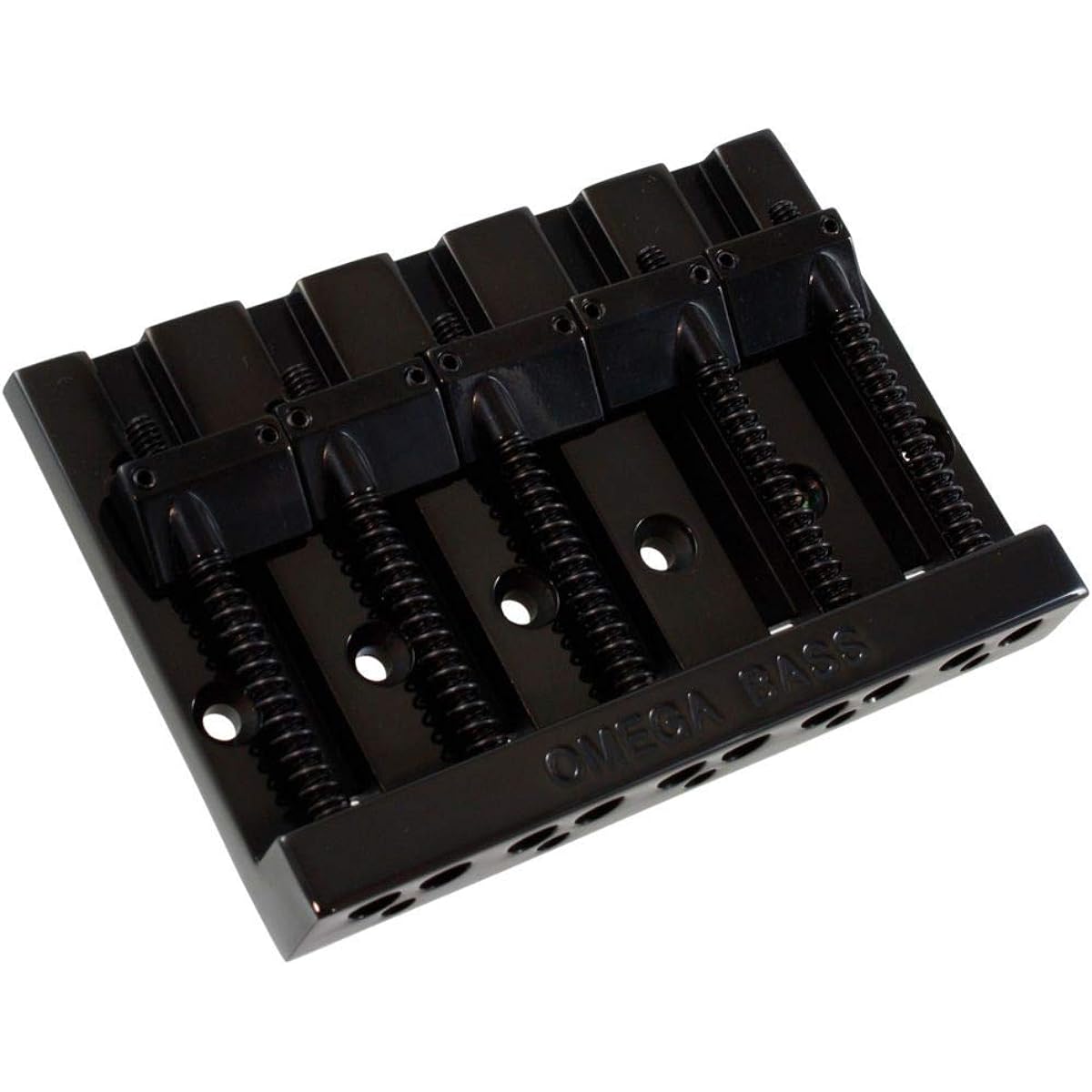 ALLPARTS 5-string Bass Bridge BB-3360-003 5-String Omega Bass Bridge Black