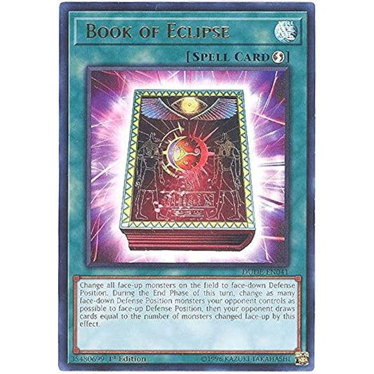 '- Book of Eclipse - DUDE-EN041 - Ultra Rare - 1st Edition - Duel Devastator
