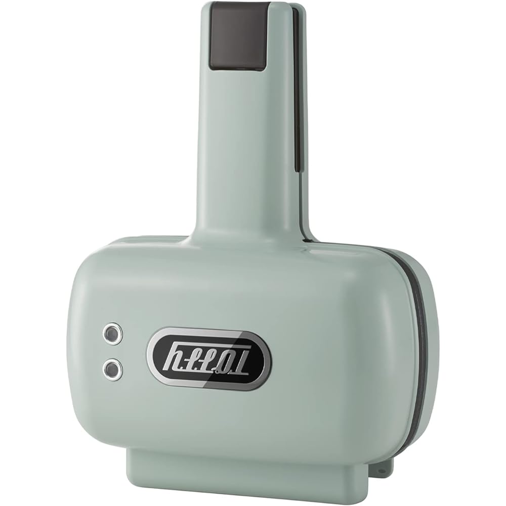 [Toffy] Half Hot Sand Maker <Plate Replaceable> K-HS5 (Pale Aqua) Half Hot Sand/Waffle Plate 2WAY Eating Size Plate Washable Switch ON/OFF K-HS5-PA