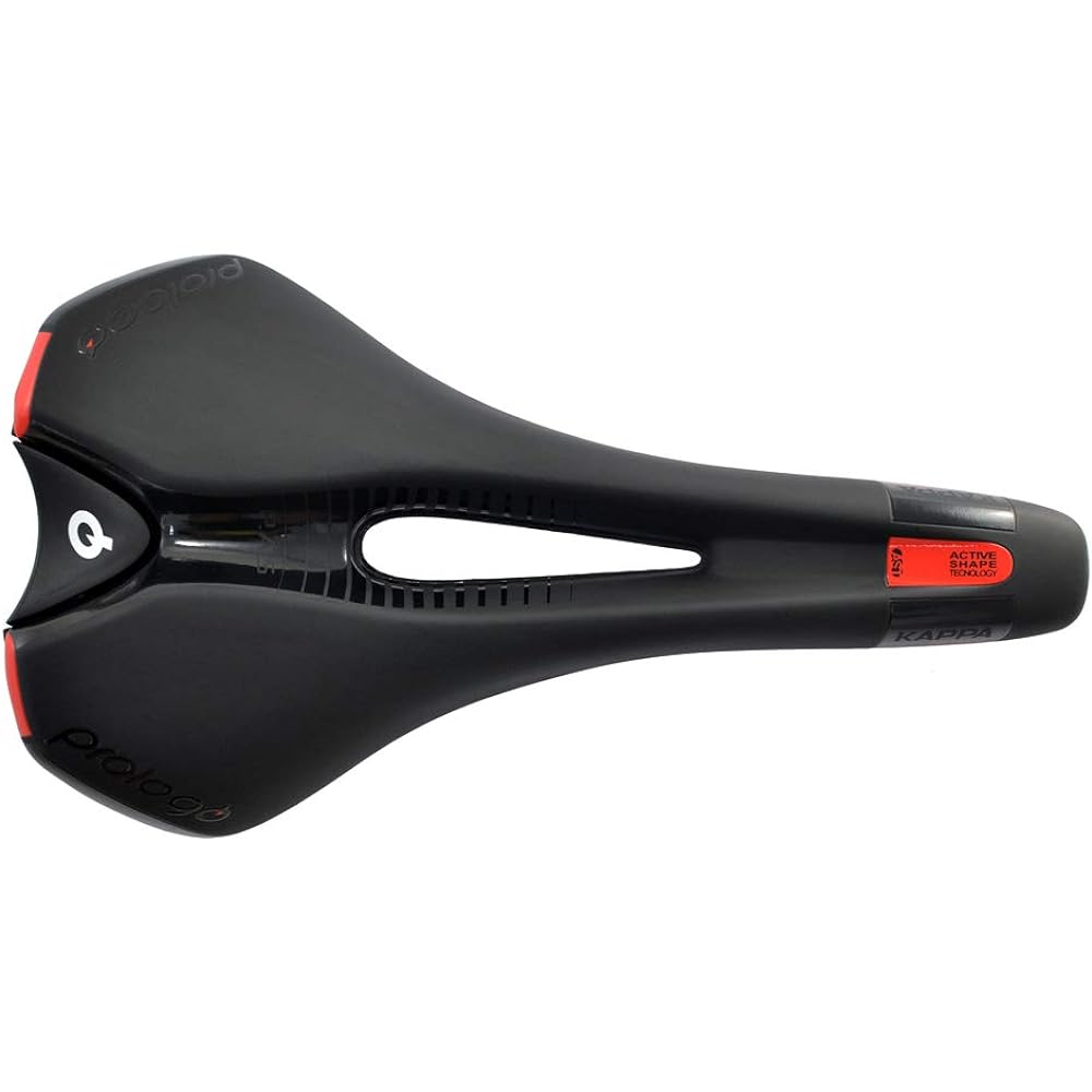 Prologo Kappa Space T2.0 Rail Road MTB Saddle, Black, PR2025